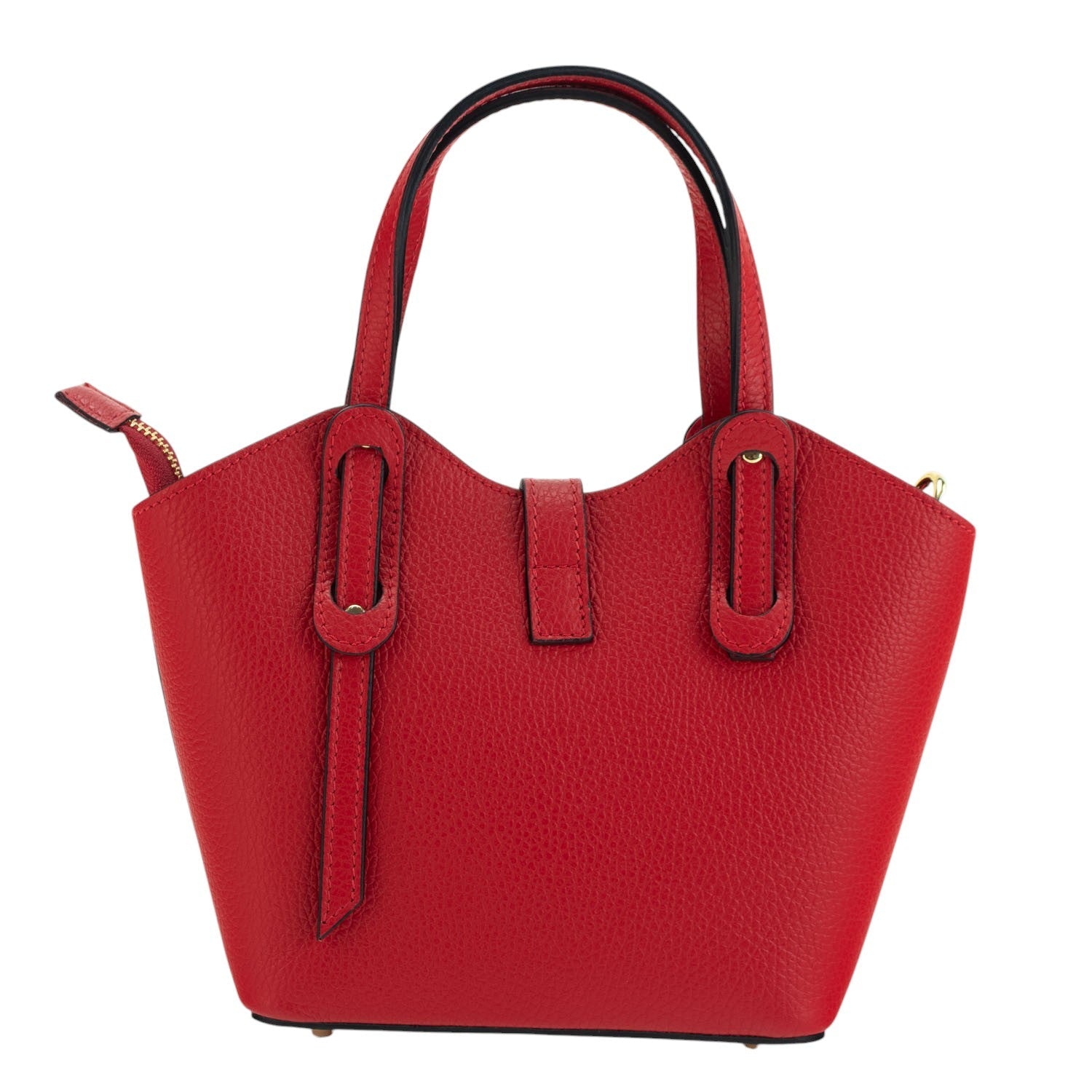 Bolso en Piel Pregato Piccolo Rojo - KimondoShop