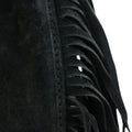 Bolso en piel Pregato Solenne Ante Negro - KimondoShop