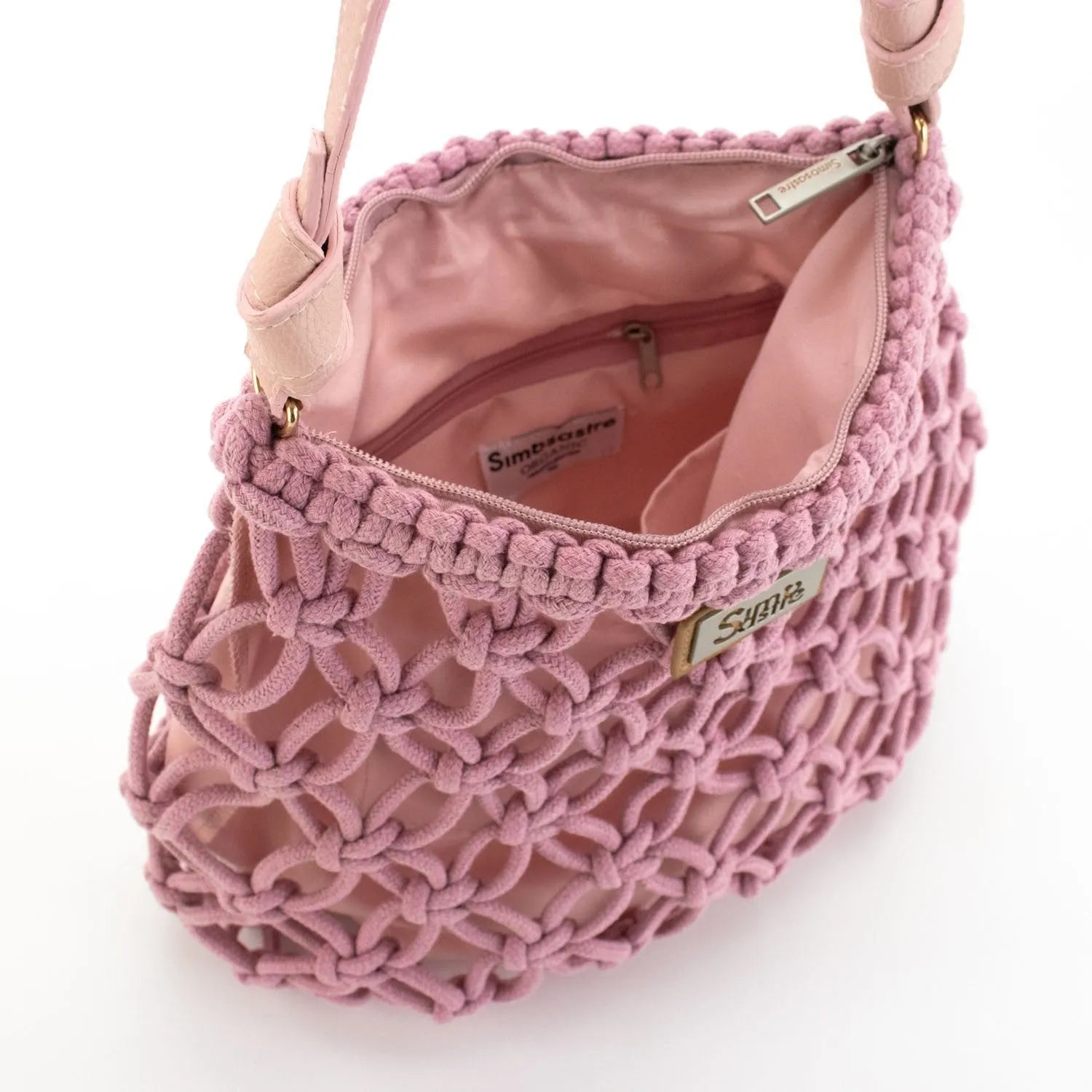 Bolso hobo de hombro en cuerda trenzada Simosastre Jackie - KimondoShop