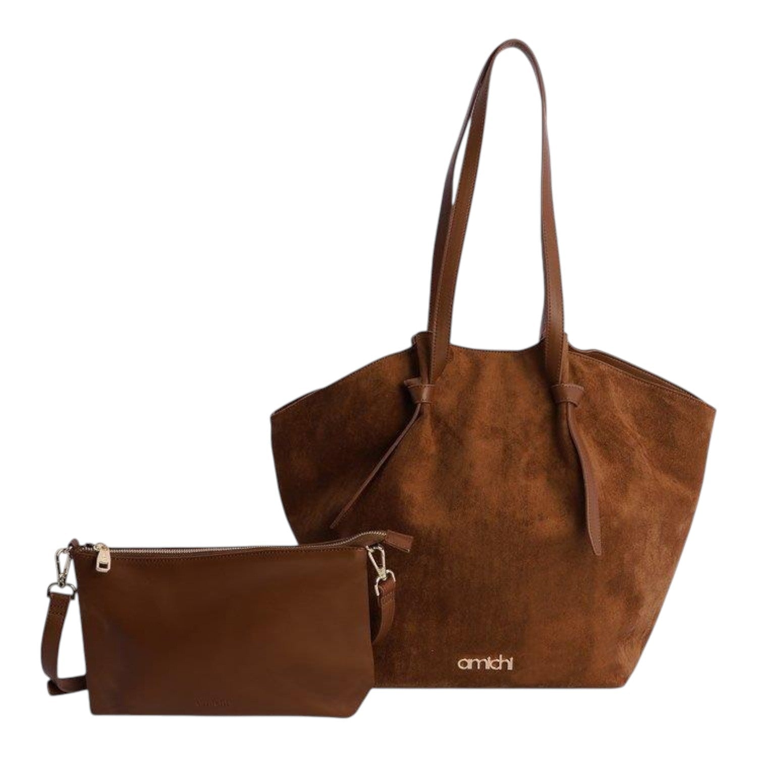 Bolso hombro Amichi Seda Cuero - KimondoShop