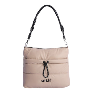 Bolso hombro soft Amichi Drift Beige - KimondoShop