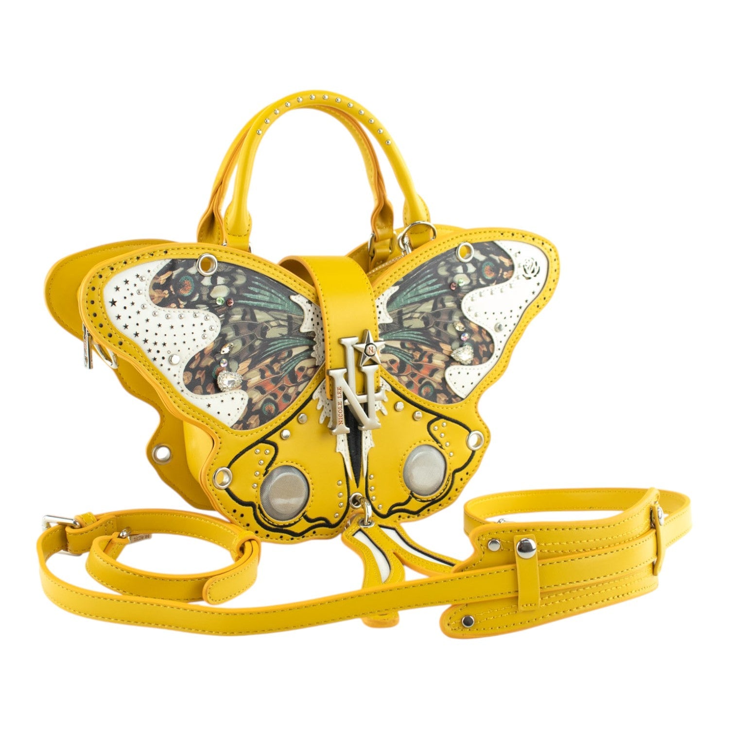 Bolso mariposa Nicole Lee Edición Limitada Amarillo - KimondoShop