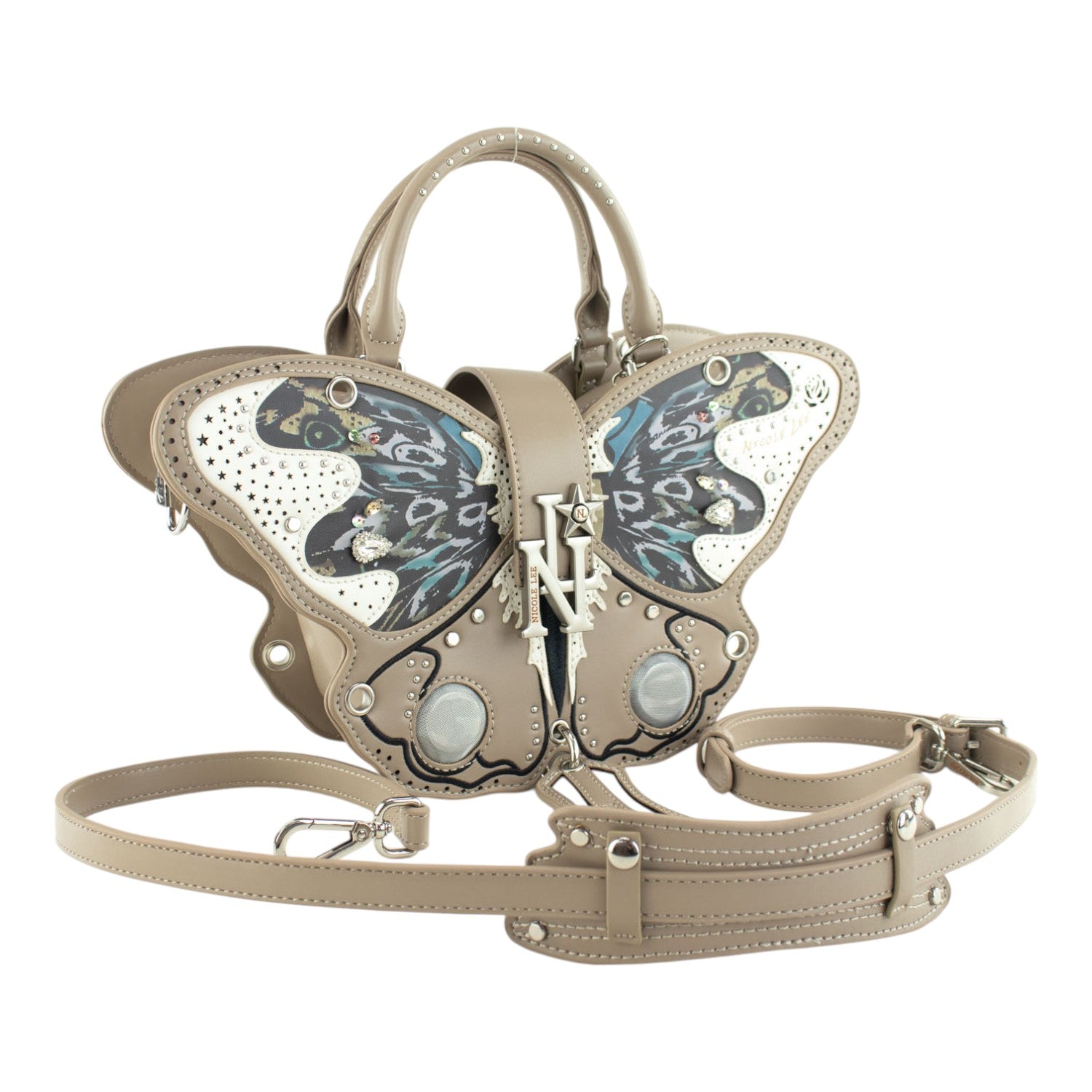 Bolso mariposa Nicole Lee Edición Limitada Taupe - KimondoShop