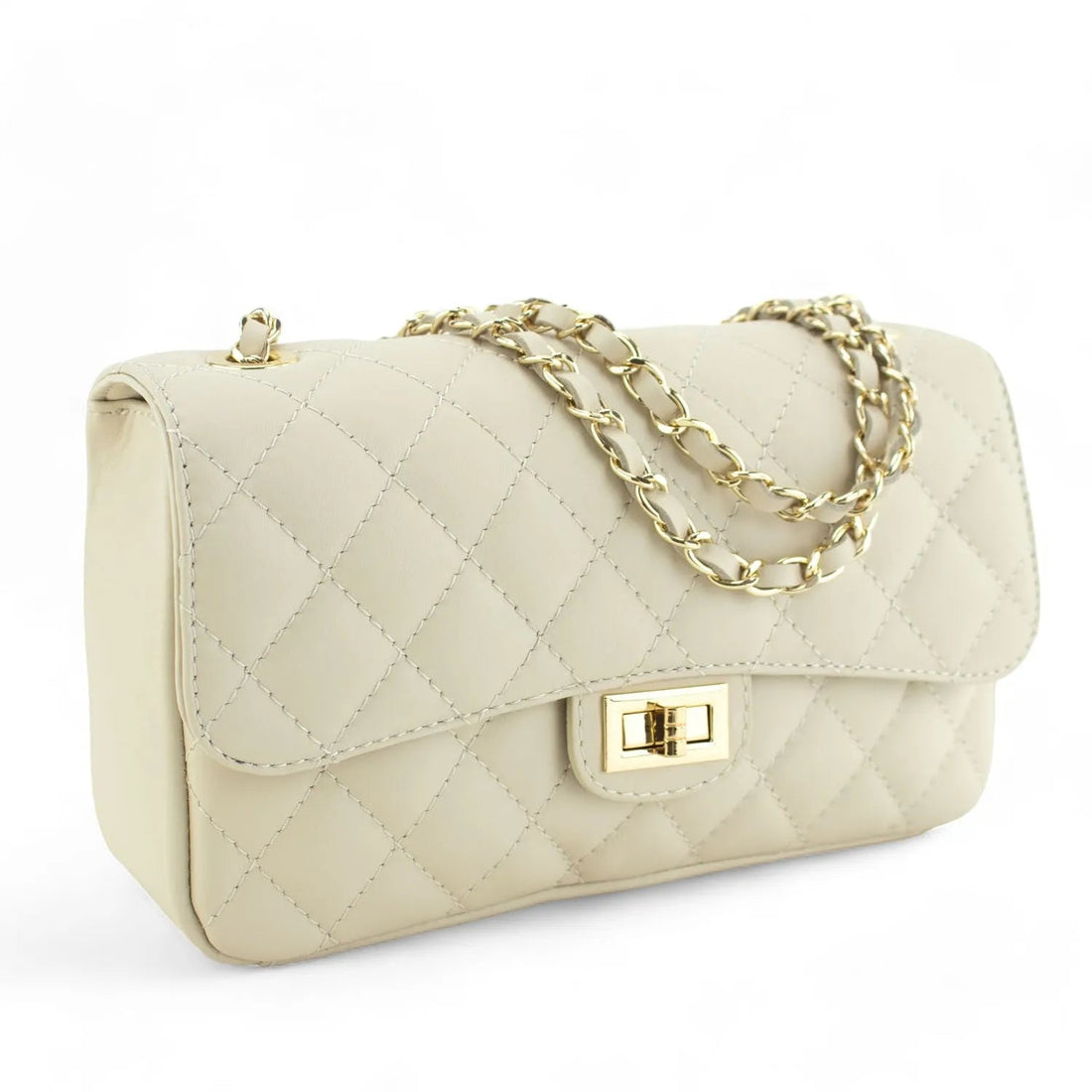 Bolso Piel Pregato Classy Beige - KimondoShop