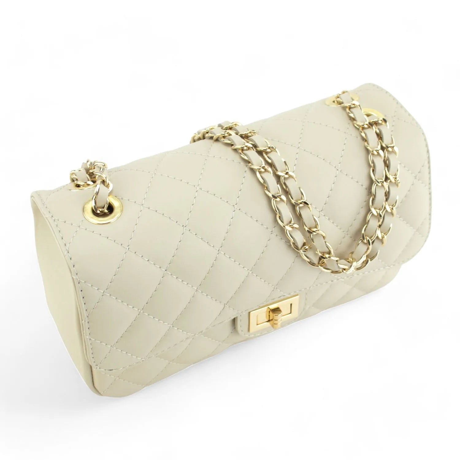 Bolso Piel Pregato Classy Beige - KimondoShop