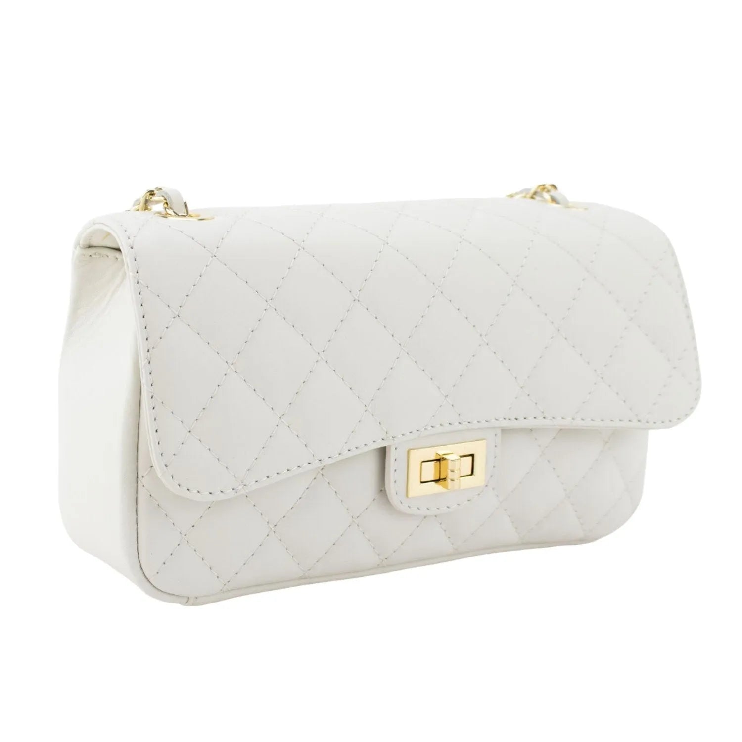 Bolso Piel Pregato Classy Blanco - KimondoShop