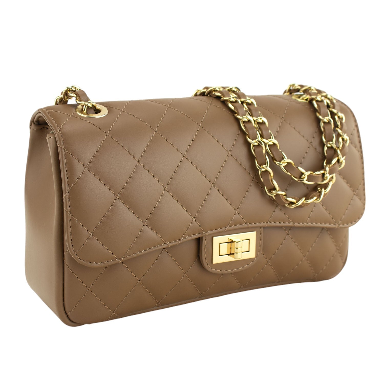 Bolso Piel Pregato Classy Marrón - KimondoShop