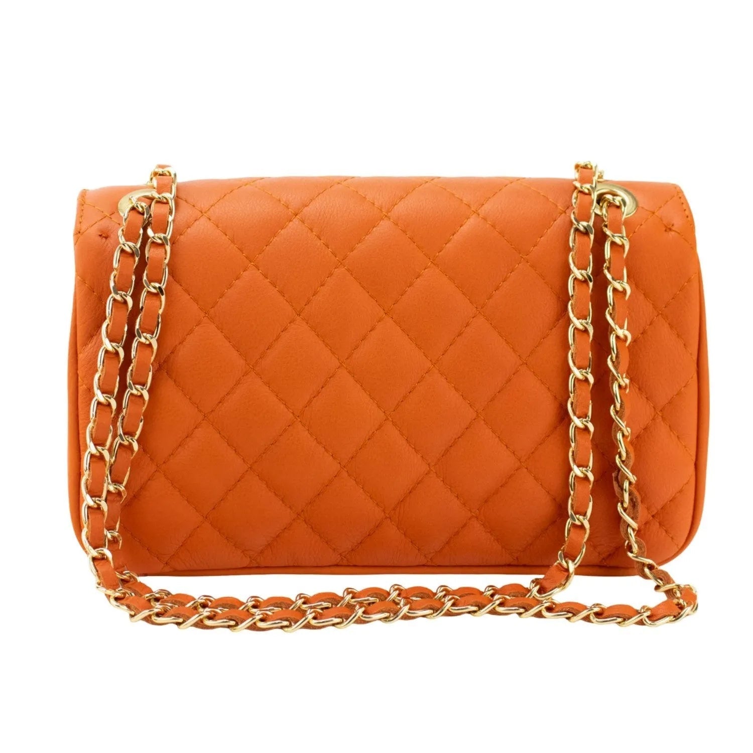 Bolso Piel Pregato Classy Naranja - KimondoShop