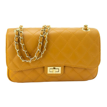 Bolso Piel Pregato Classy Ocre - KimondoShop