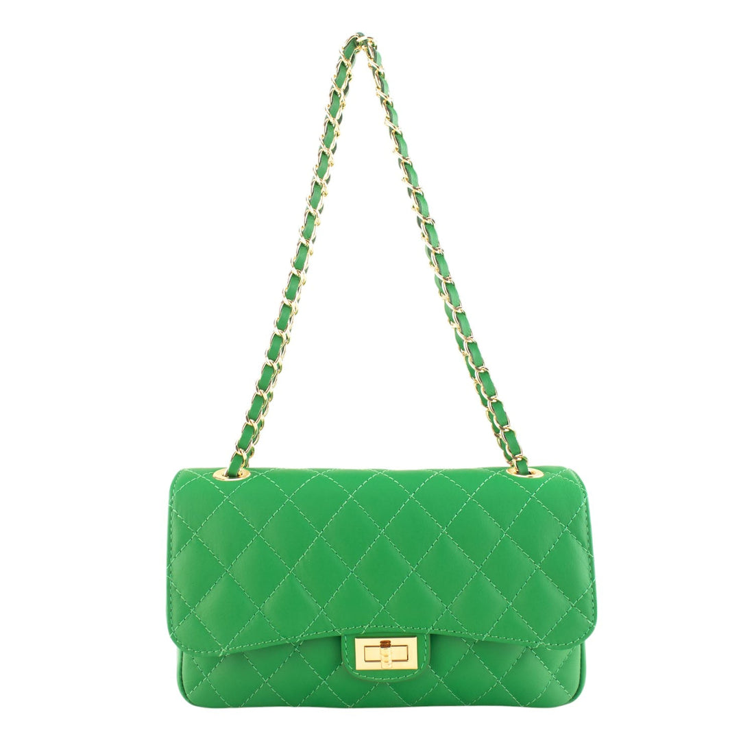 Bolso Piel Pregato Classy Verde - KimondoShop