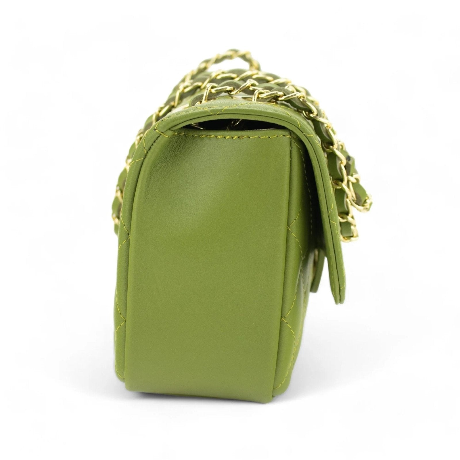 Bolso Piel Pregato Classy Verde oliva - KimondoShop