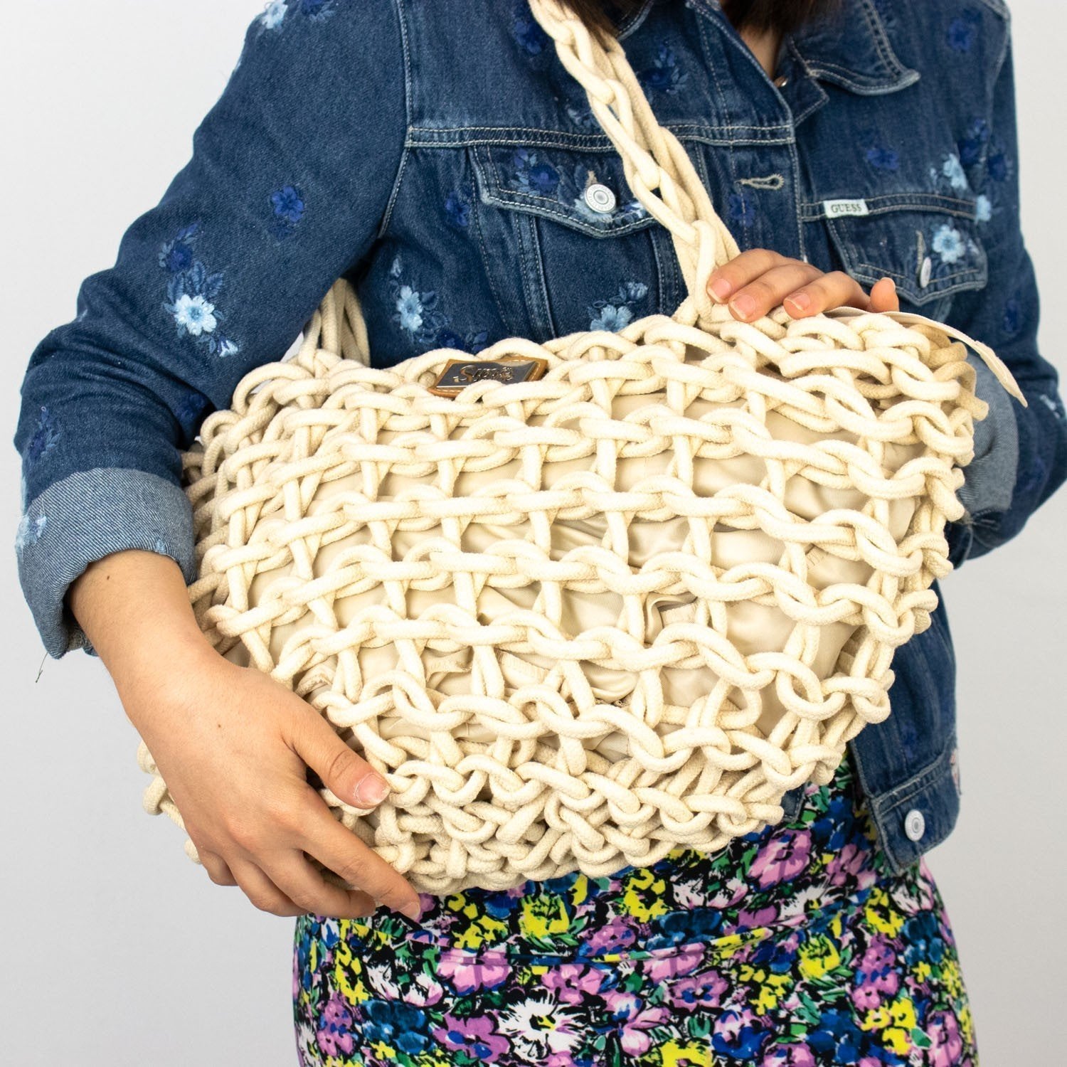 Bolso shopper en cuerda trenzada Simosastre Lucille - KimondoShop