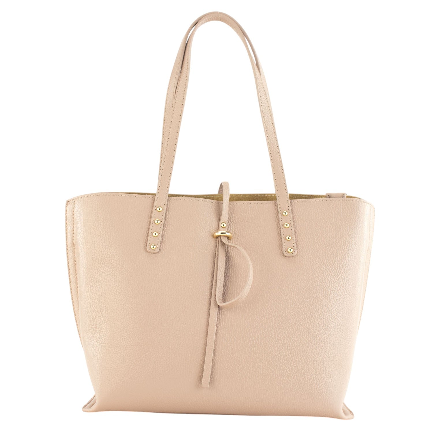 Bolso Shopper en Piel Pregato Loggia Nude - KimondoShop