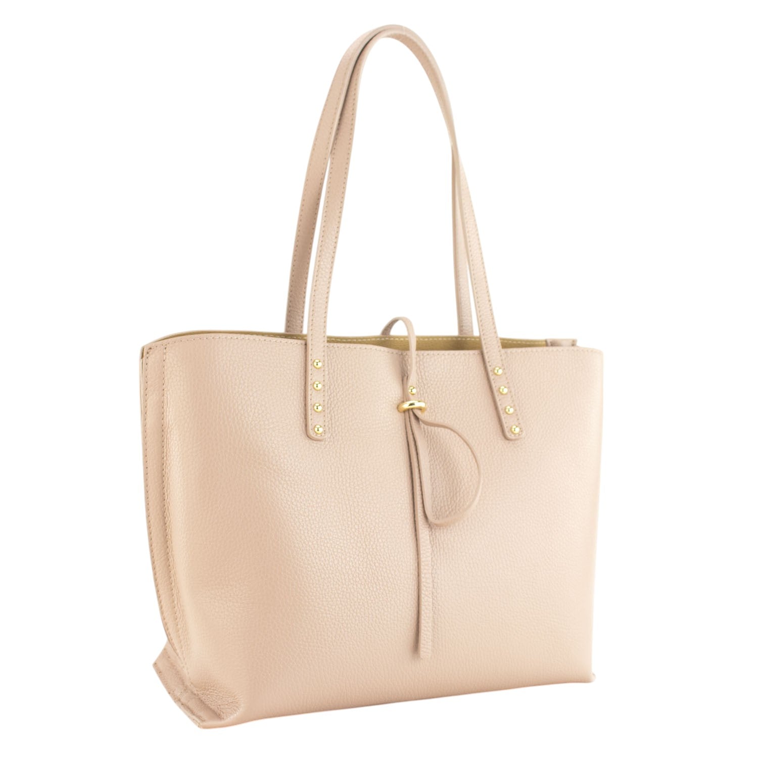 Bolso Shopper en Piel Pregato Loggia Nude - KimondoShop