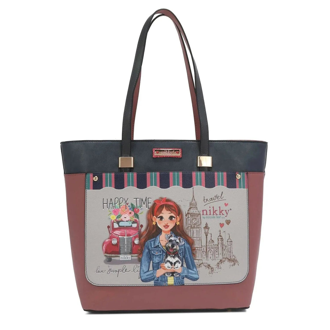 Bolso shopper Nikky Good Time Happy Time - KimondoShop