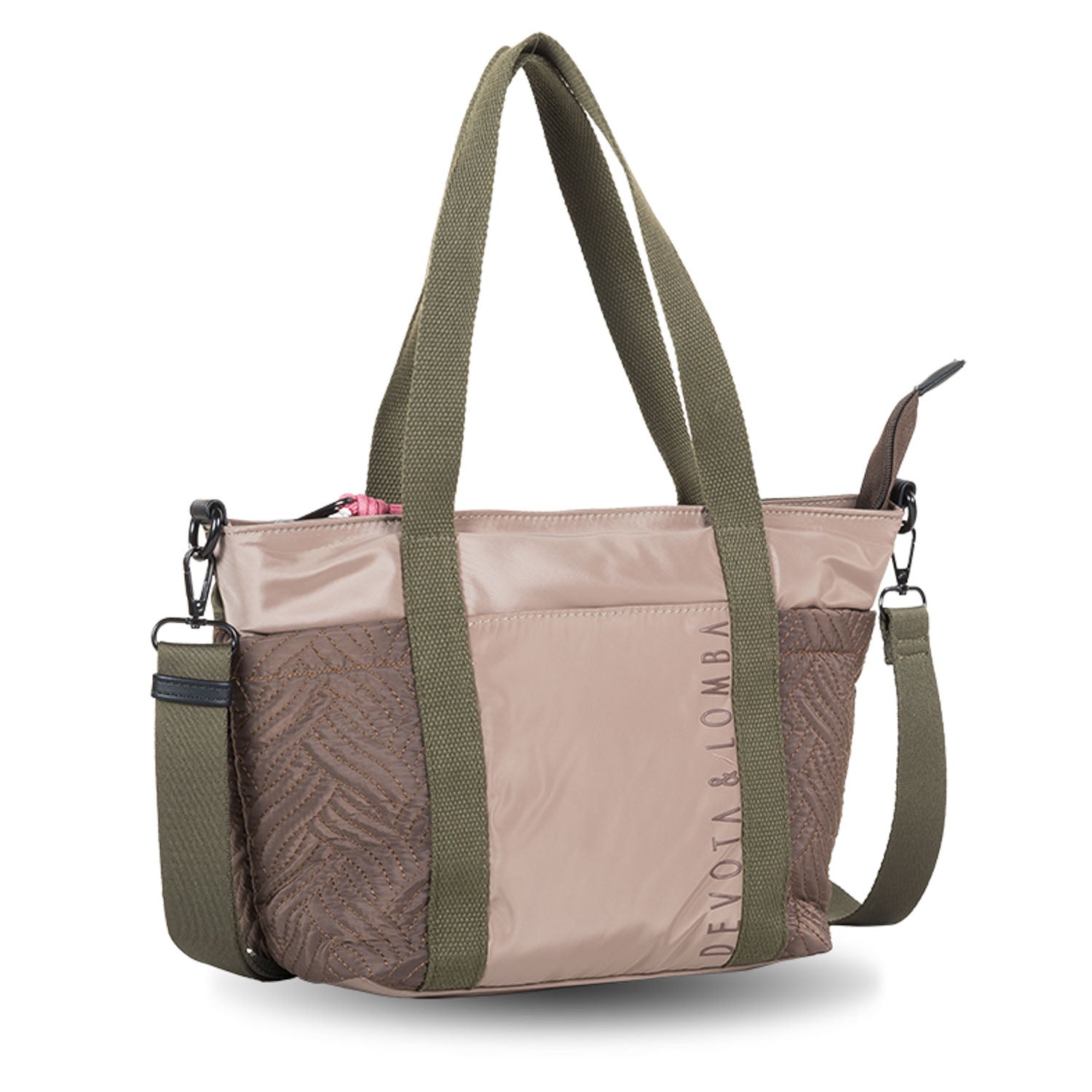 Bolso Shopper pequeño Devota Lomba Field Taupe - KimondoShop