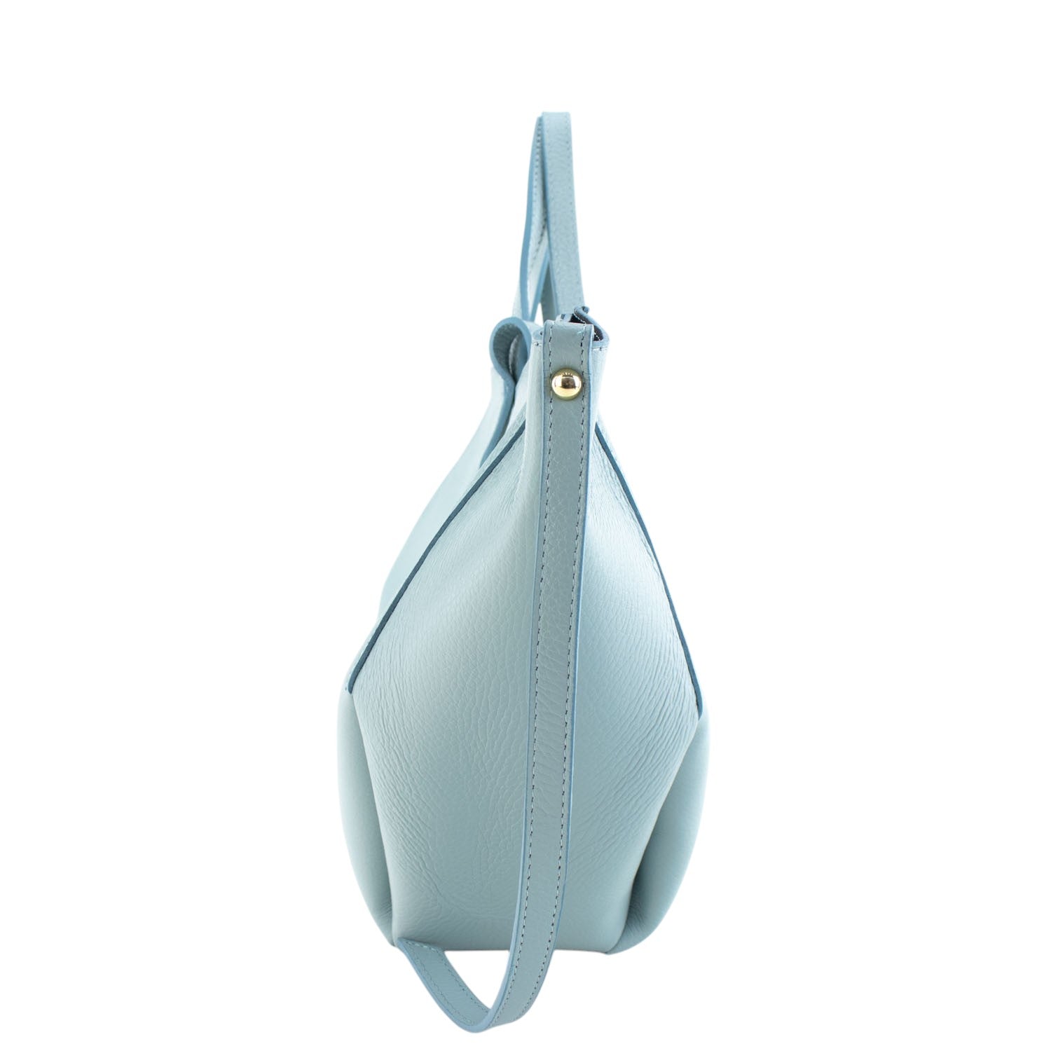 Bolso shopper Piel Pregato Venetto Azul cielo - KimondoShop