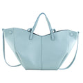 Bolso shopper Piel Pregato Venetto Azul cielo - KimondoShop