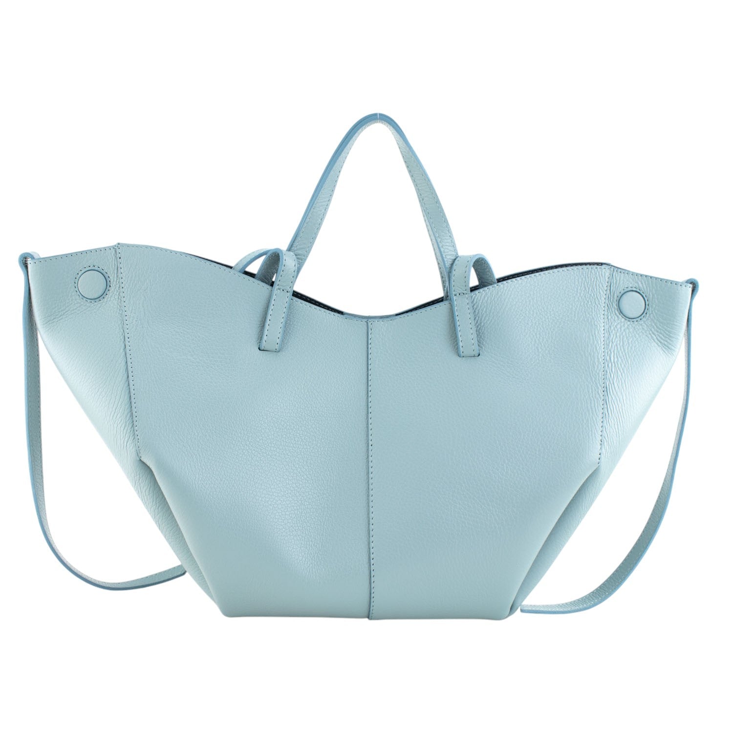 Bolso shopper Piel Pregato Venetto Azul cielo - KimondoShop