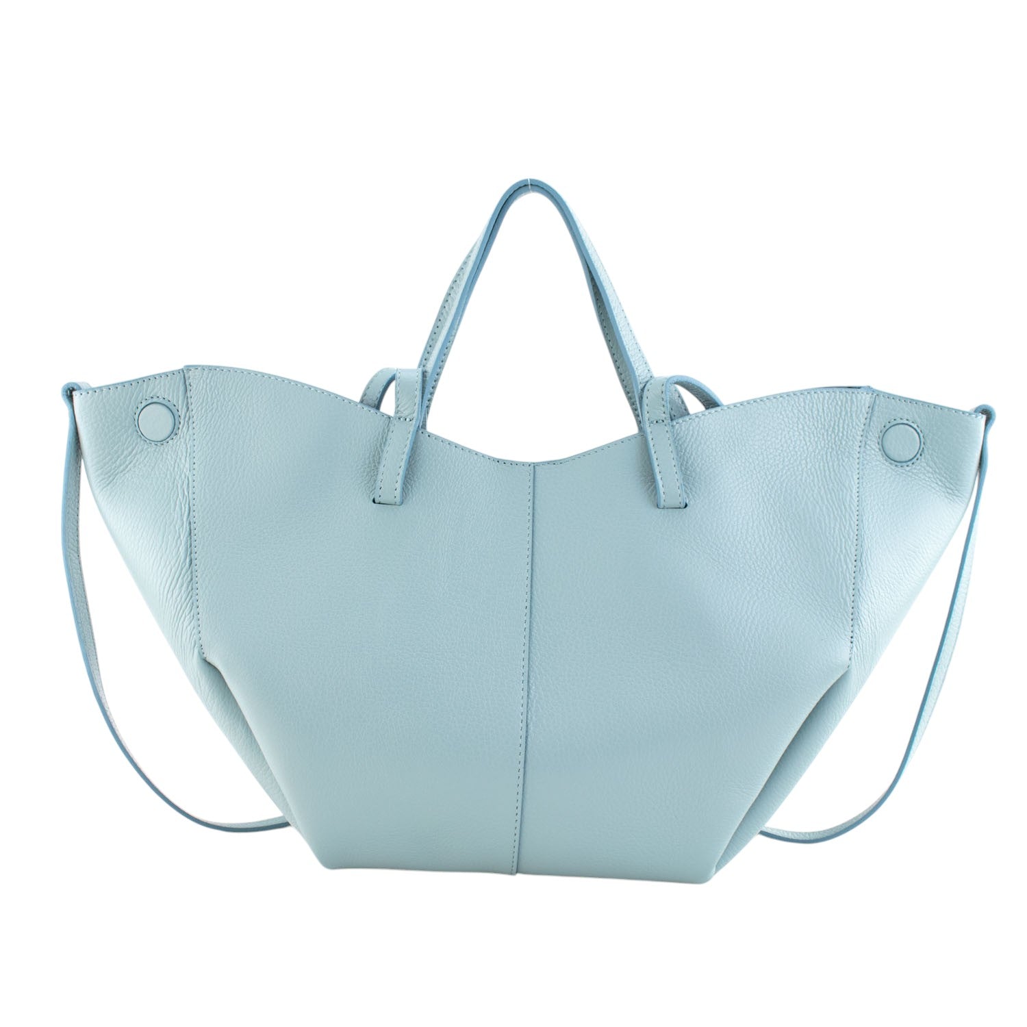 Bolso shopper Piel Pregato Venetto Azul cielo - KimondoShop