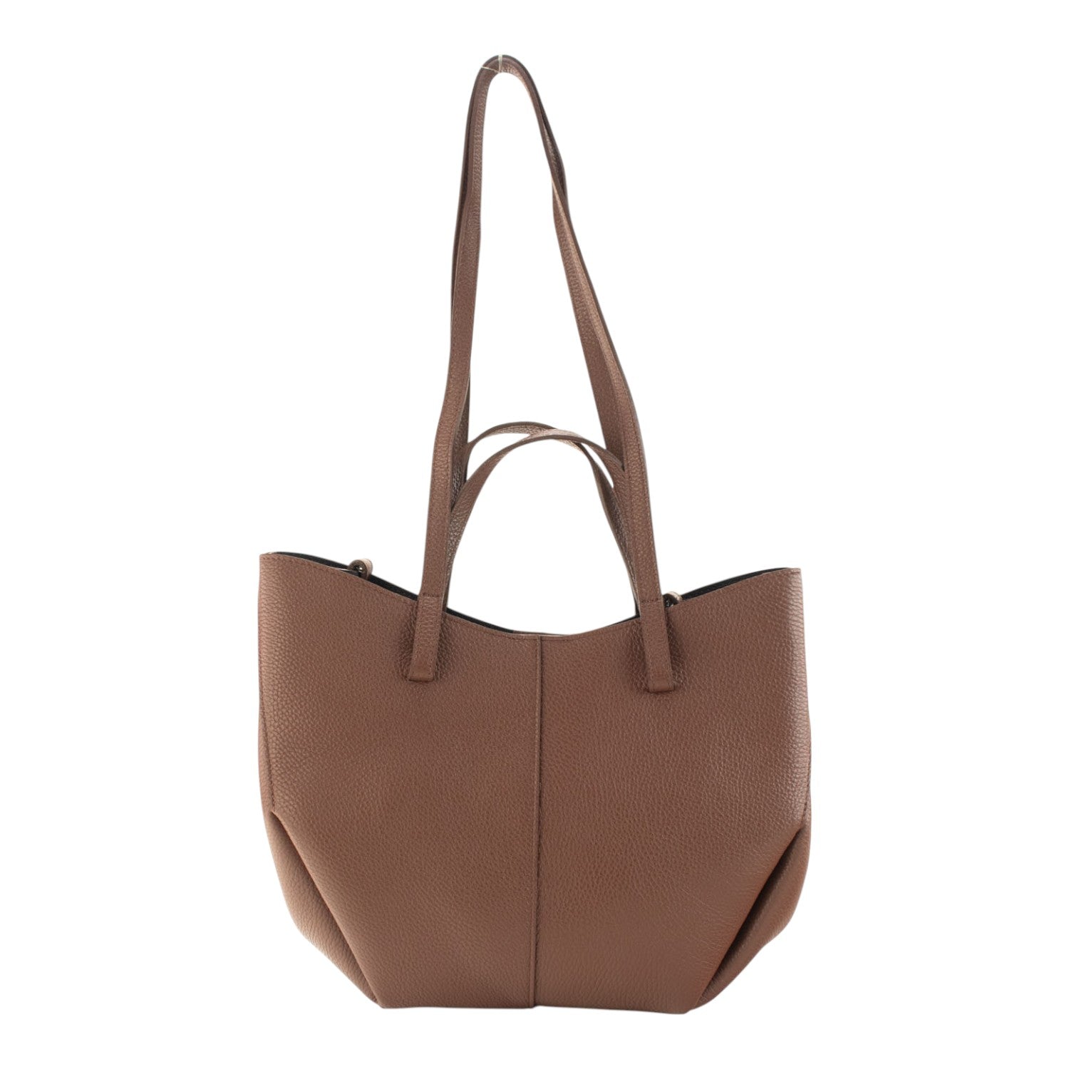 Bolso shopper Piel Pregato Venetto Soft Chocolate claro - KimondoShop