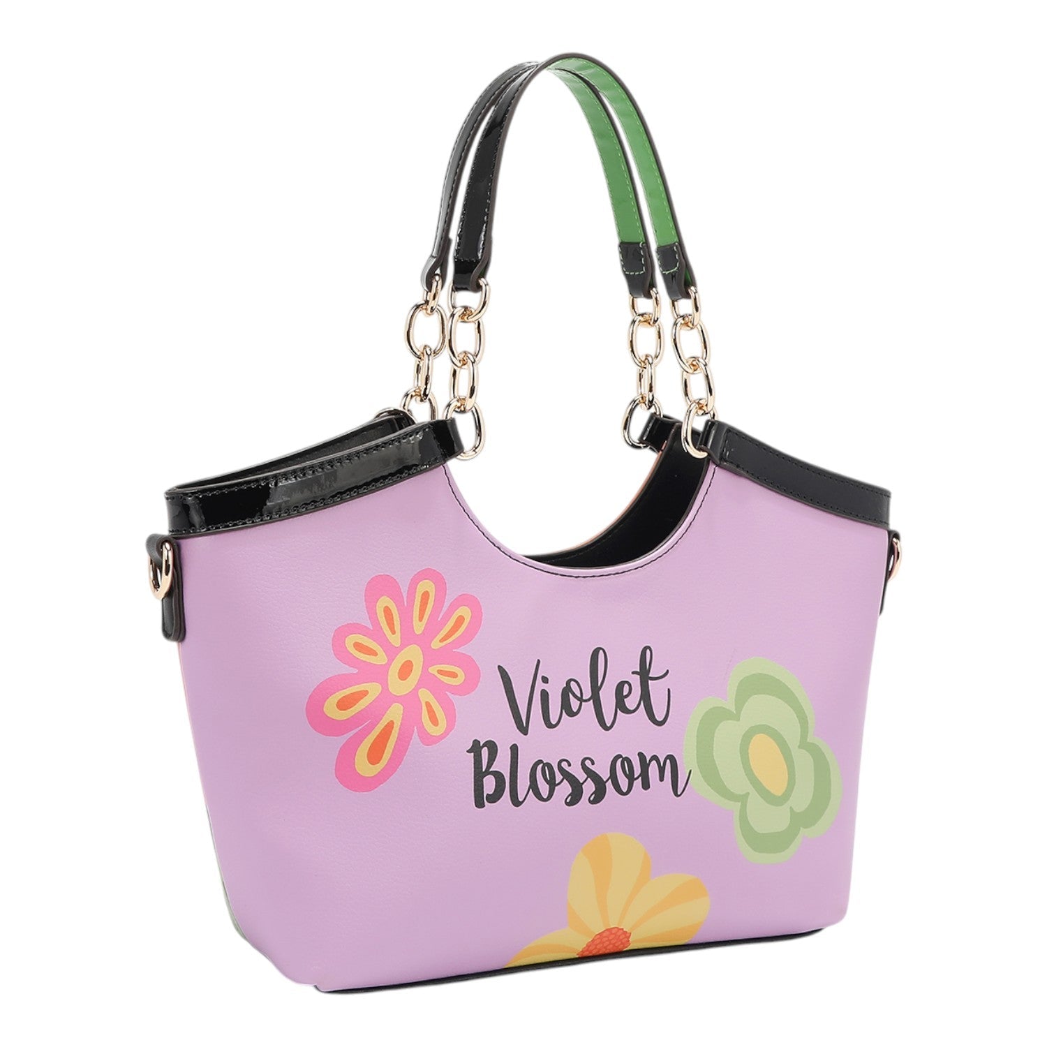 Bolso tote cadena Nicole Lee Violet Blossom - KimondoShop