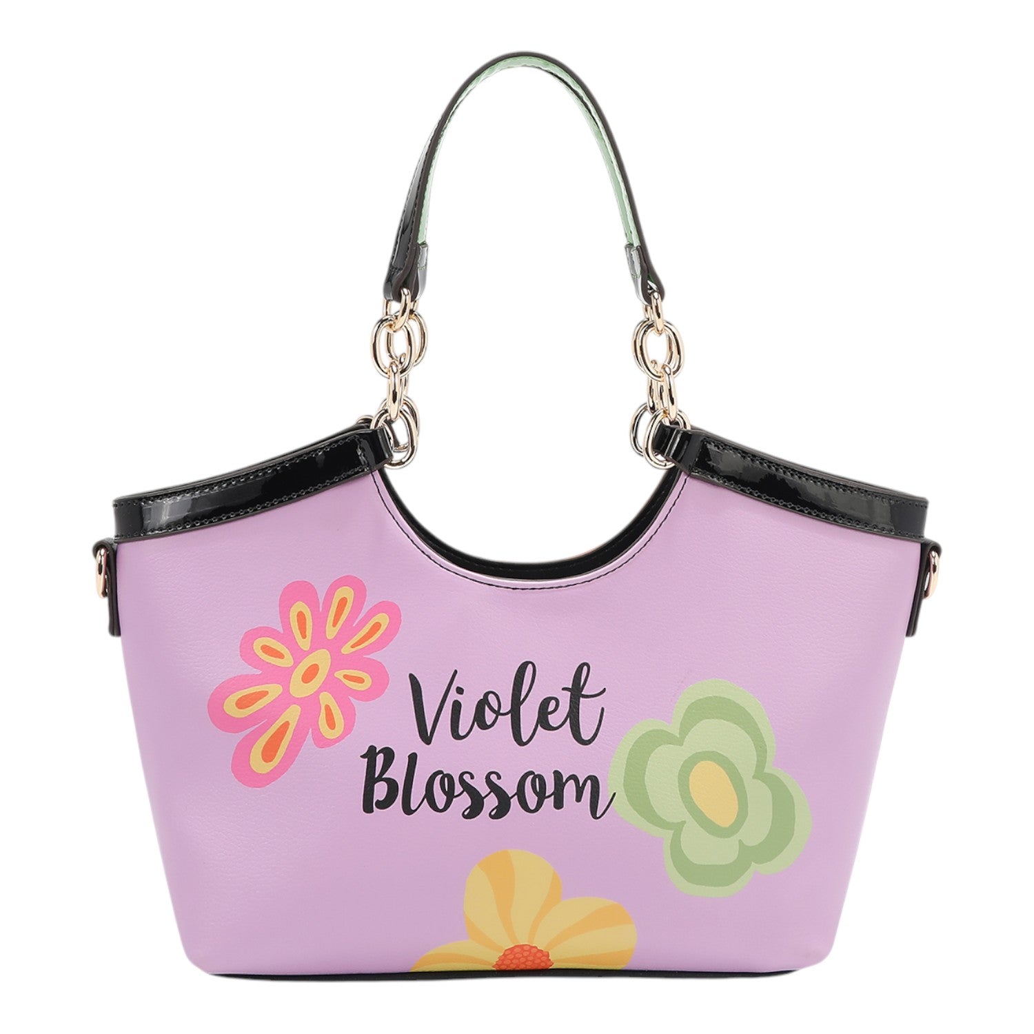 Bolso tote cadena Nicole Lee Violet Blossom - KimondoShop