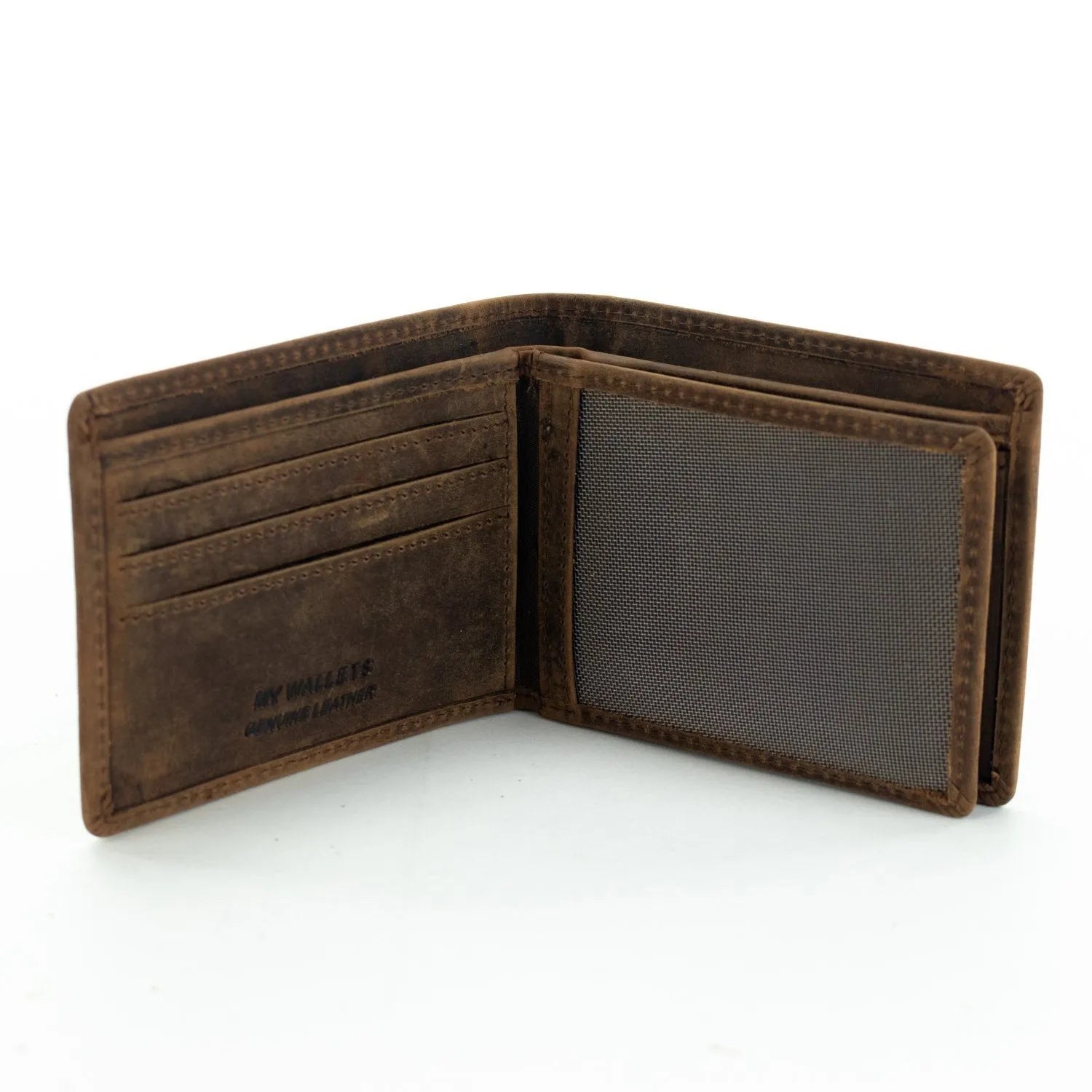 Cartera horizontal con monedero MyWallets Rustic - KimondoShop