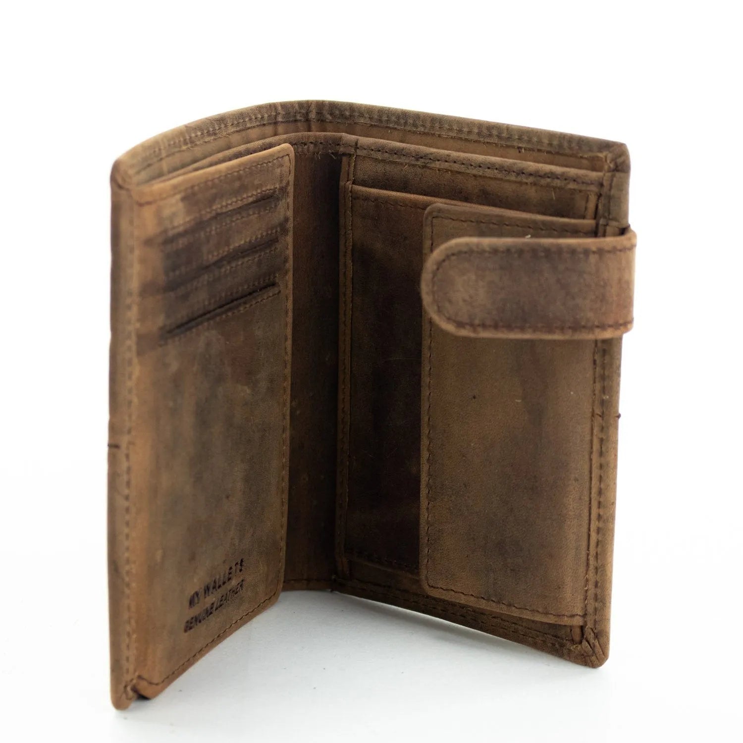 Cartera vertical broche MyWallets Rustic - KimondoShop