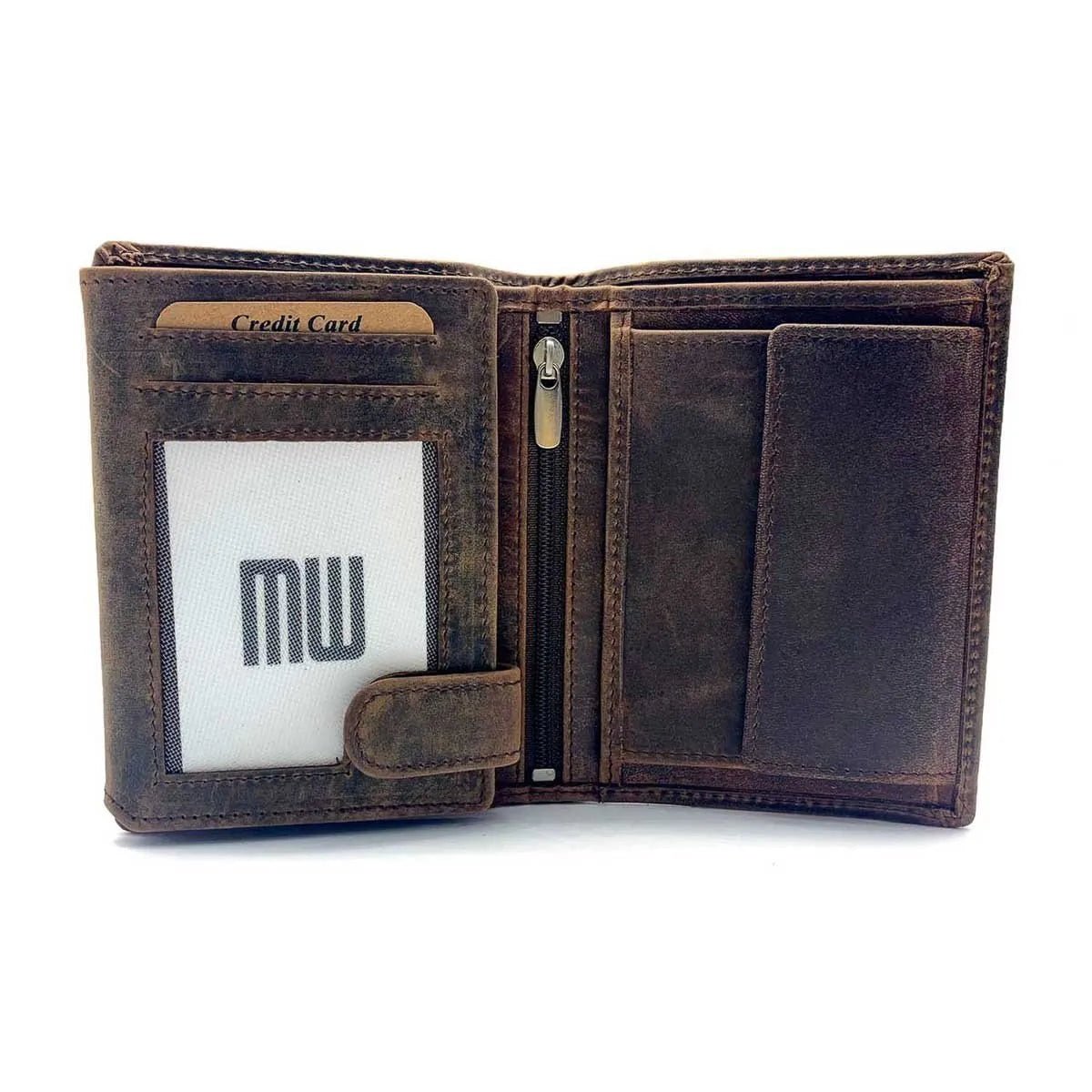 Cartera vertical con monedero MyWallets Rustic - KimondoShop