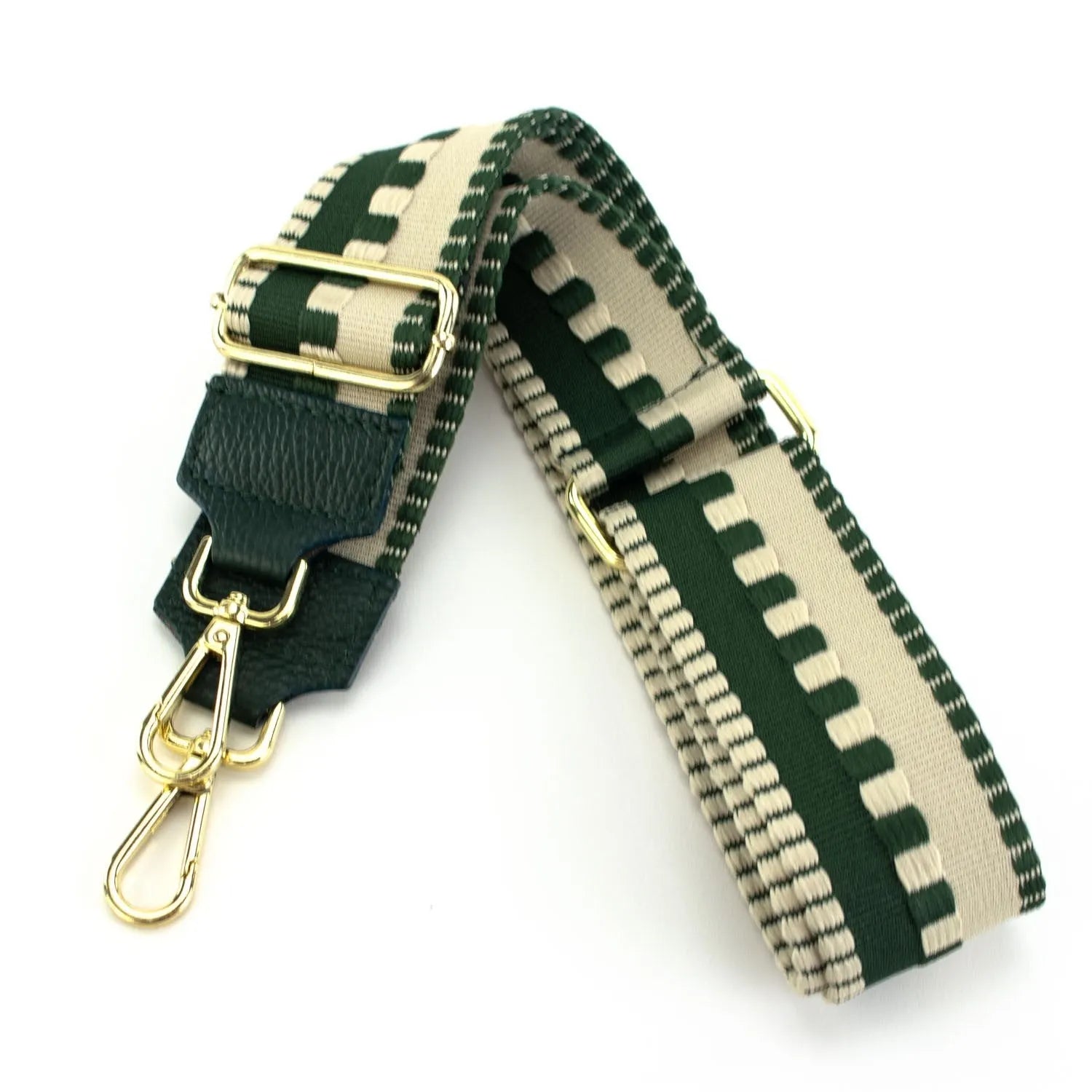 Cinta ajustable para Bolso Pregato Bicolor Verde - KimondoShop