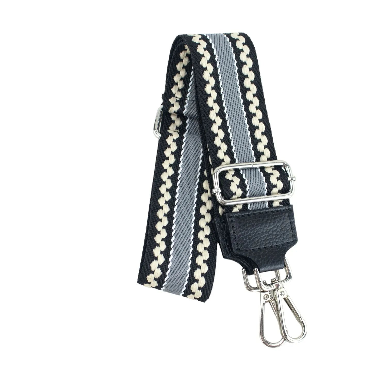 Cinta ajustable para Bolso Pregato Dots Negro - KimondoShop