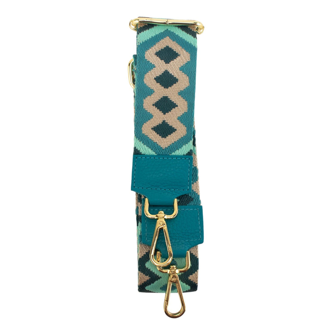 Cinta ajustable para Bolso Pregato Rombos Turquesa - KimondoShop