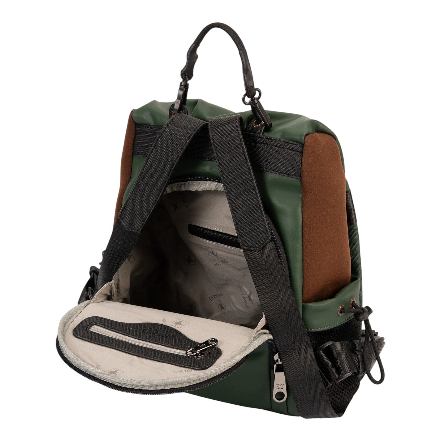 Mochila antirrobo Pepe Moll Sarah Verde - KimondoShop