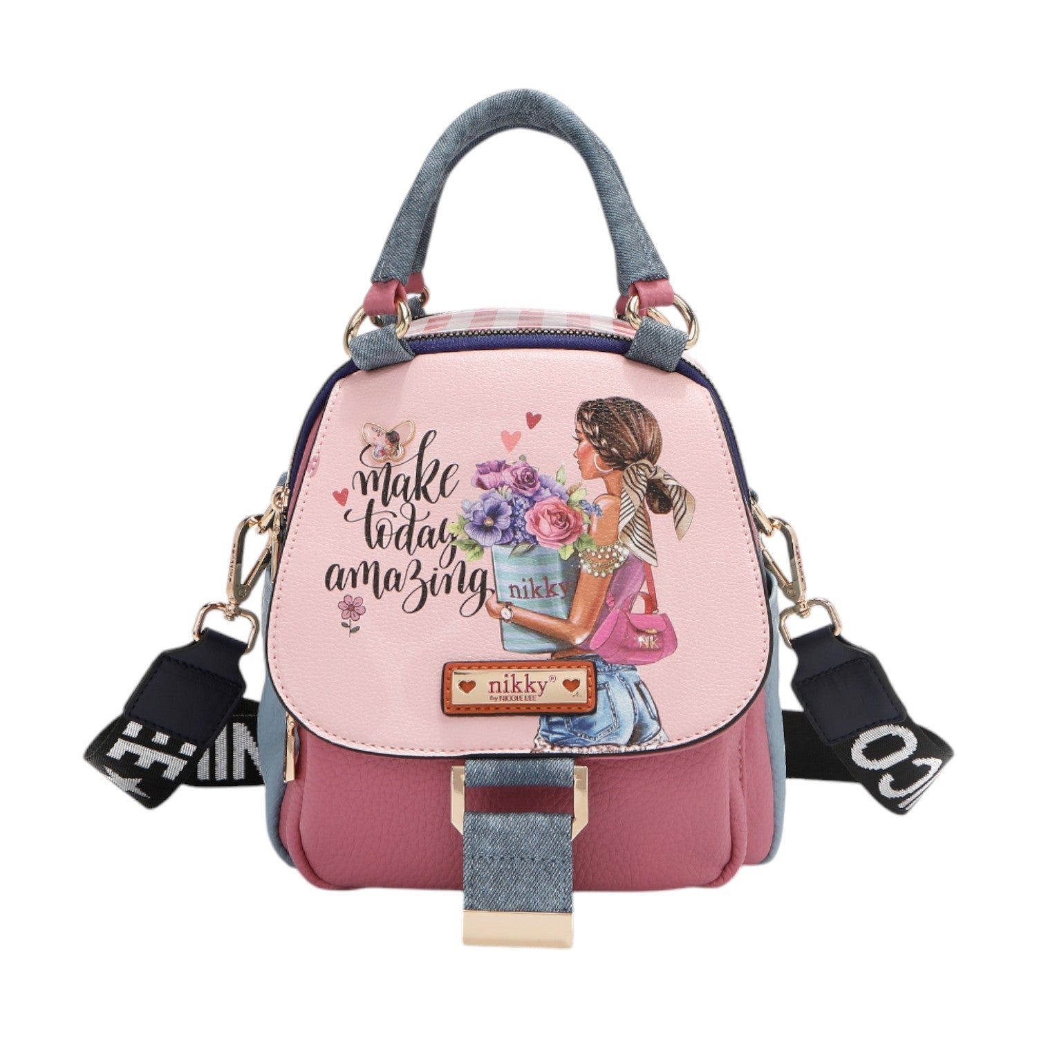 Mochila convertible Nikky Flower Day - KimondoShop