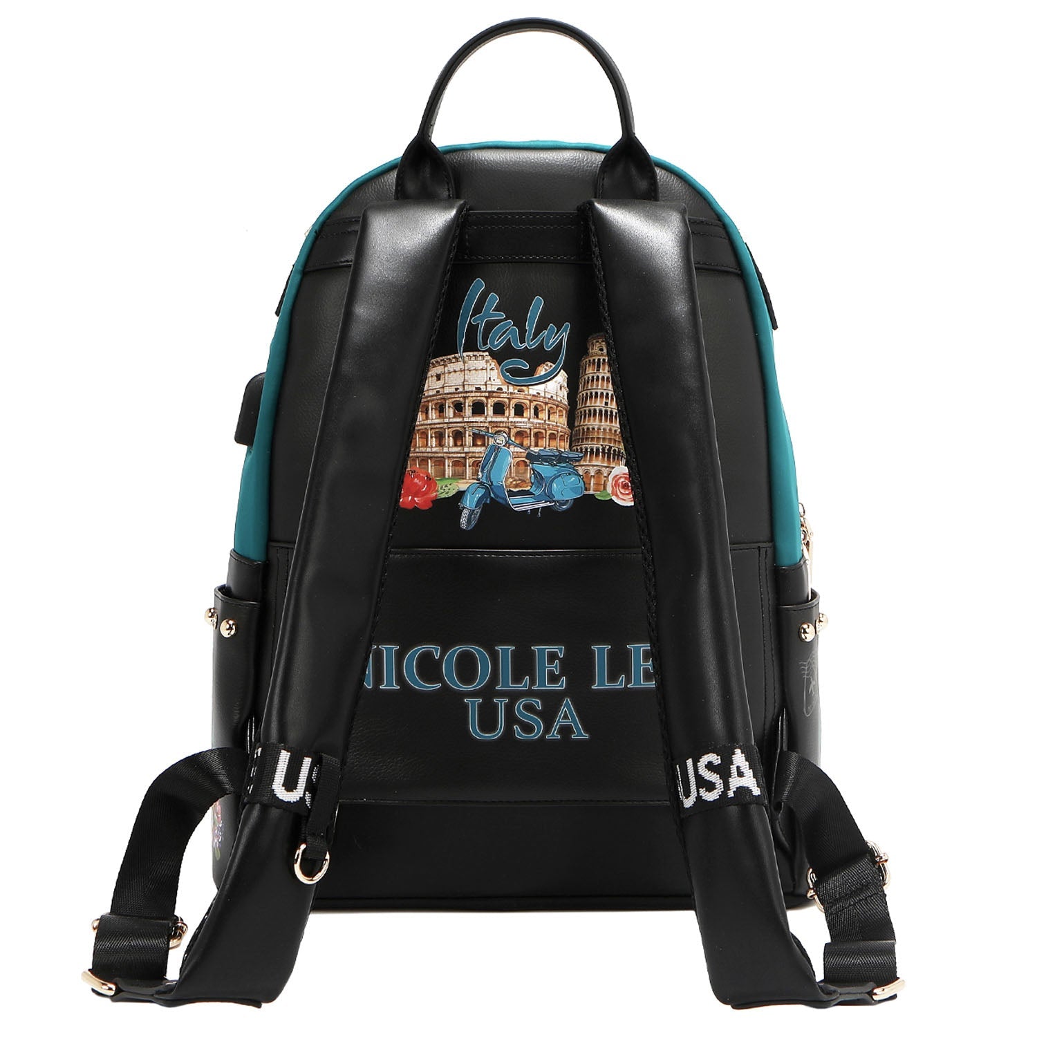 Mochila grande Nicole Lee Martha Travels Italy - KimondoShop