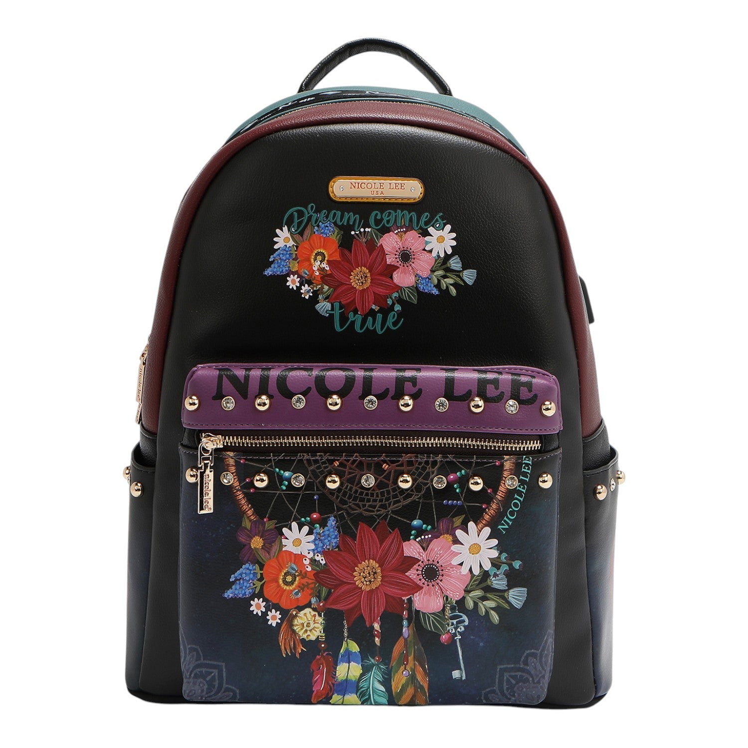 Mochila grande USB Nicole Lee Dream Comes True - KimondoShop