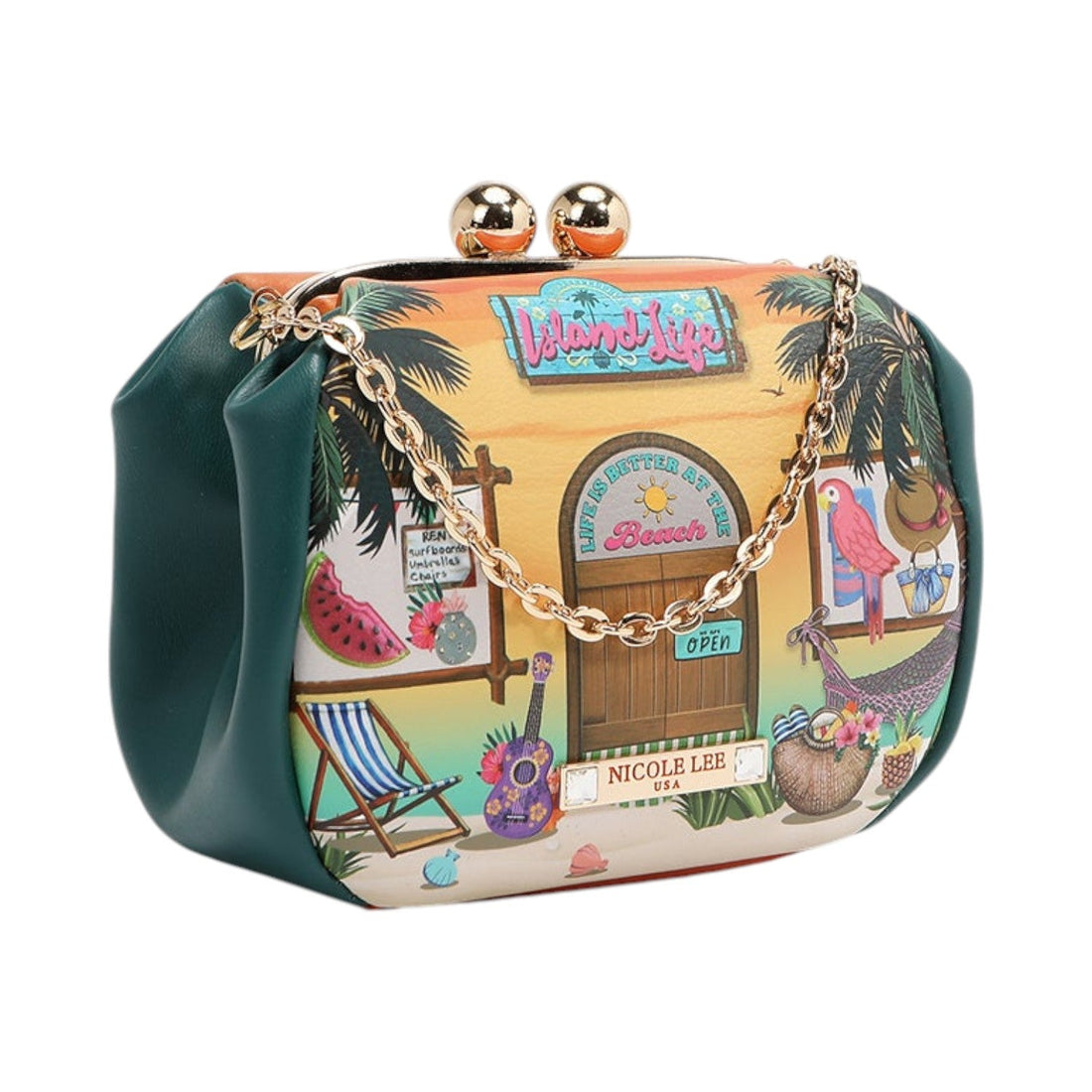 Monedero clutch Nicole Lee Sun & Sand - KimondoShop
