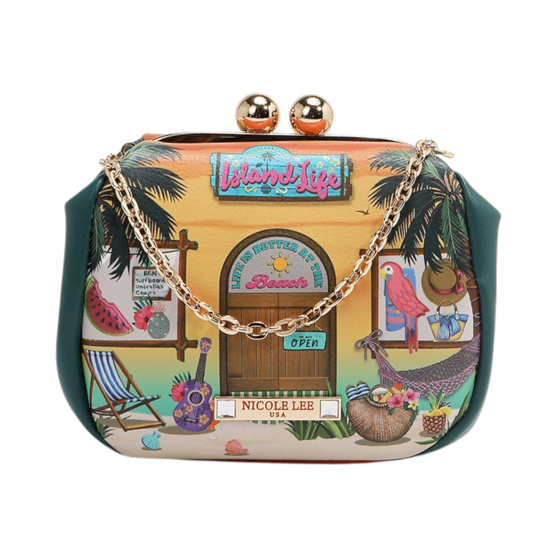 Monedero clutch Nicole Lee Sun & Sand - KimondoShop