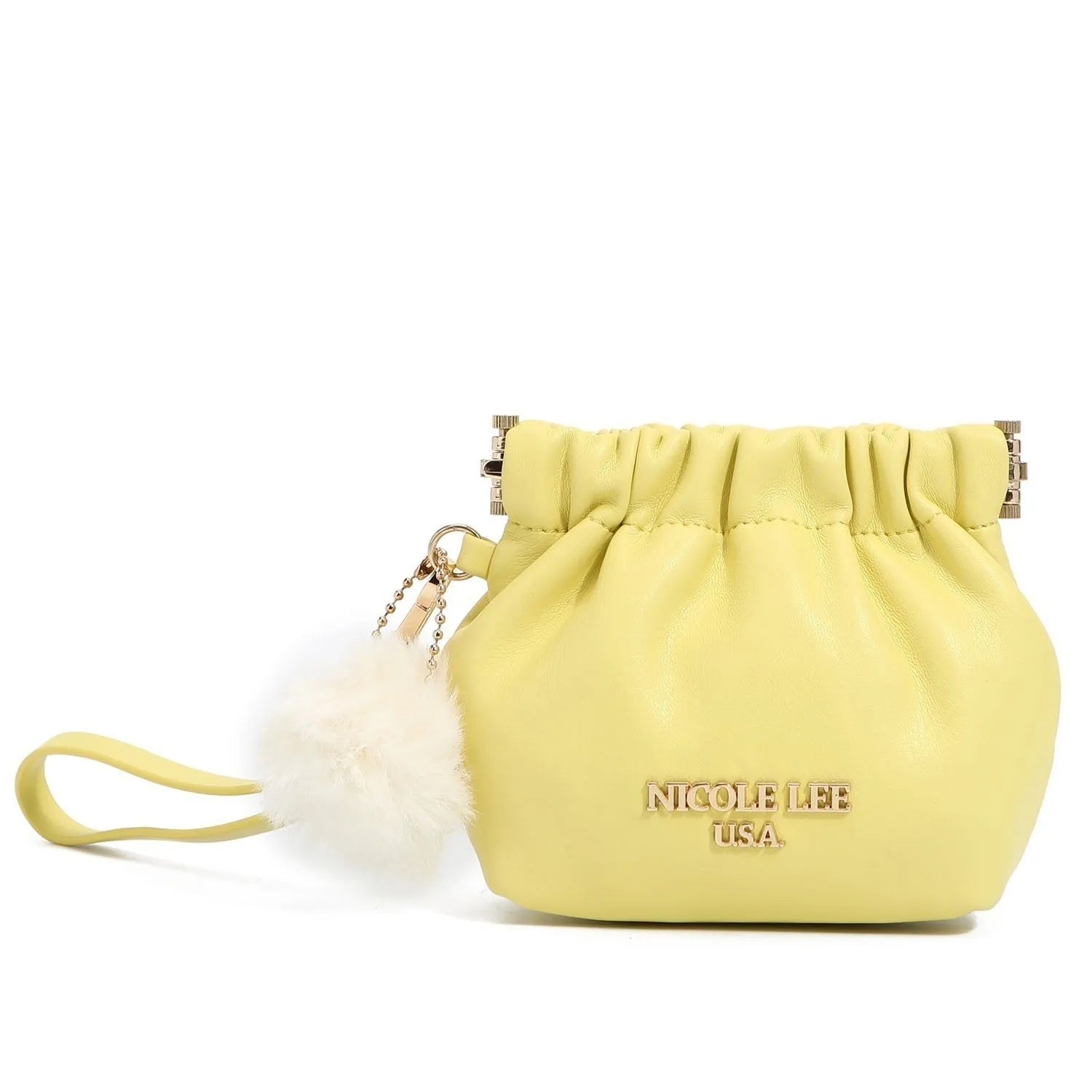 Monedero clutch pompón Nicole Lee - KimondoShop