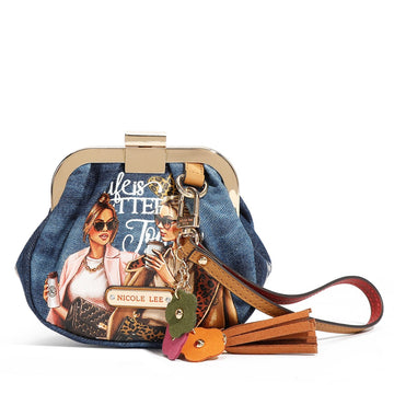 Monedero con cierre clic Nicole Lee Ladies Night - KimondoShop