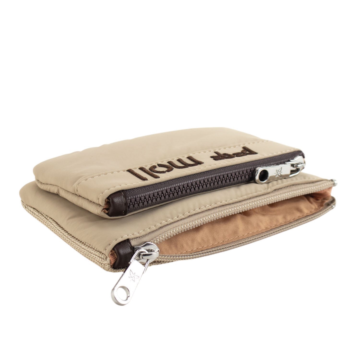 Monedero doble Pepe Moll Bella Beige - KimondoShop