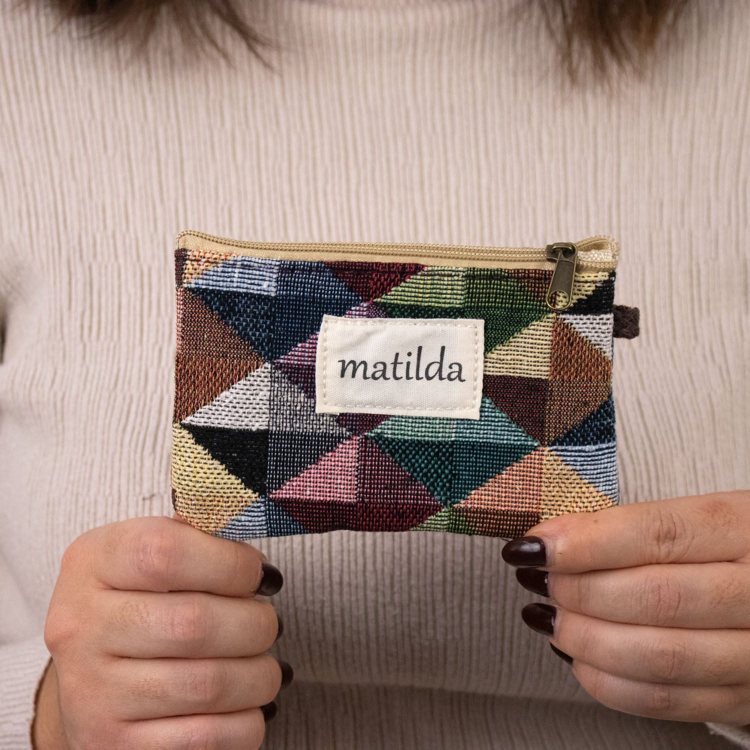 Monedero La Matilda Triangulos - KimondoShop