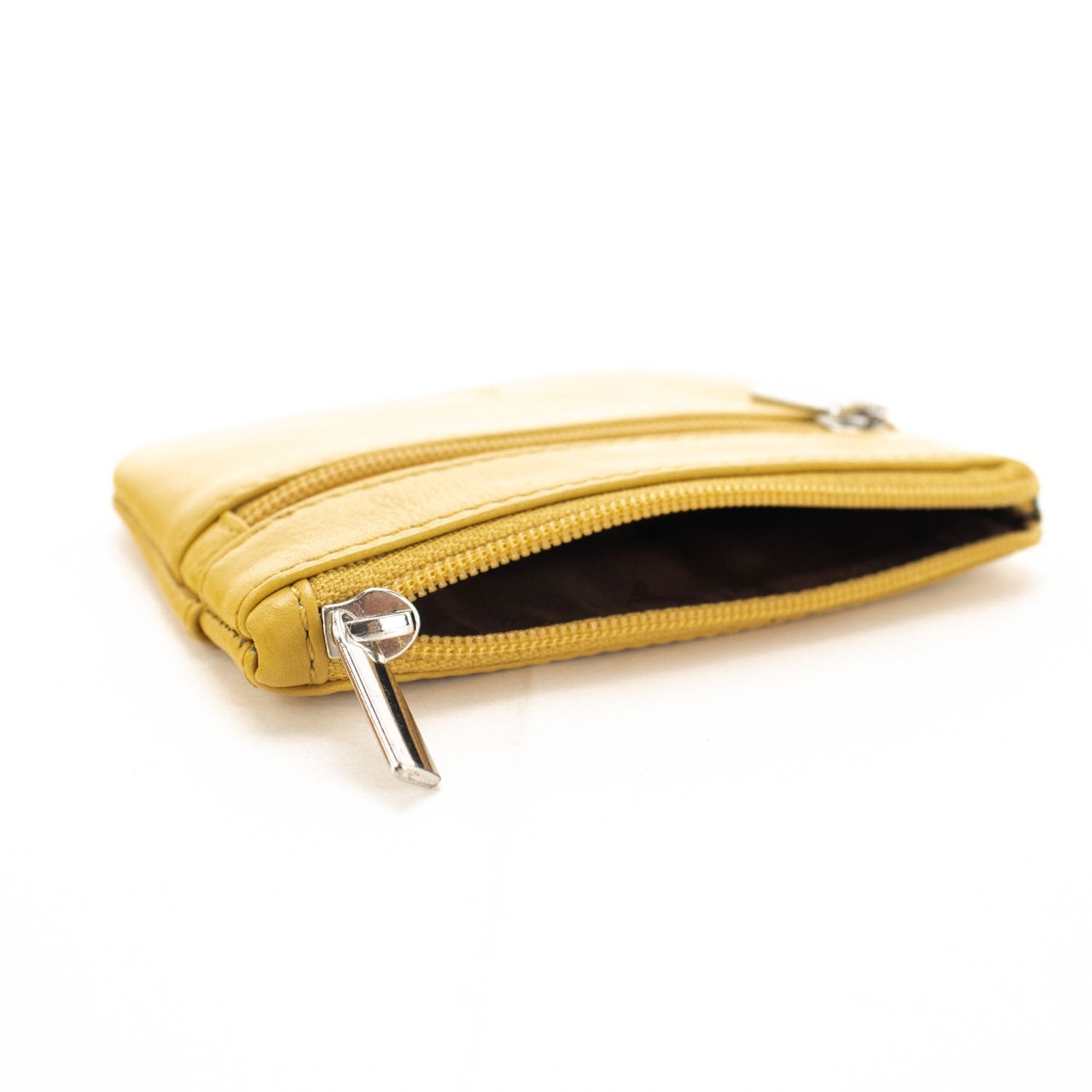 Monedero Piel Basics JL Piel Amarillo - KimondoShop