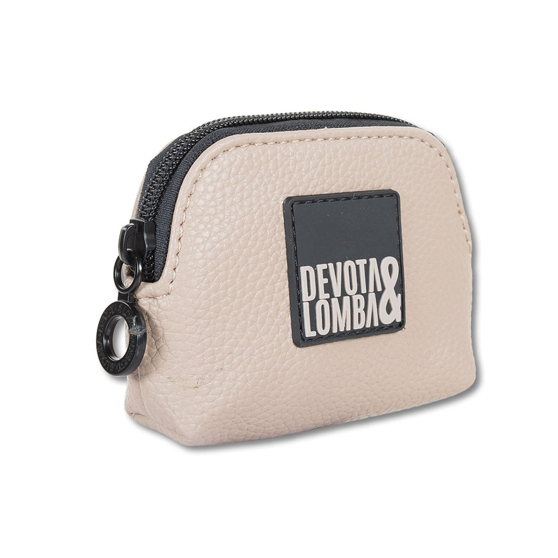 Monedero redondo Devota & Lomba Complex Taupe - KimondoShop