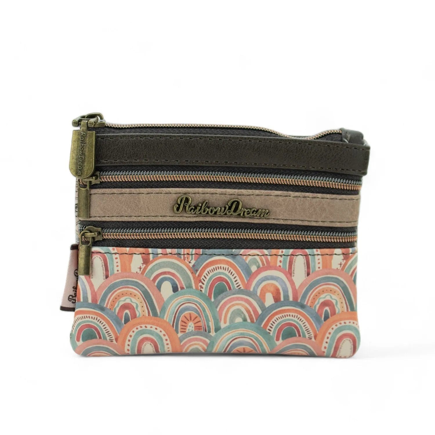 Monedero Sweet Candy Rainbow Dream Taupe - KimondoShop