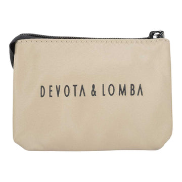 Monedero triple Devota & Lomba Hand Taupe - KimondoShop