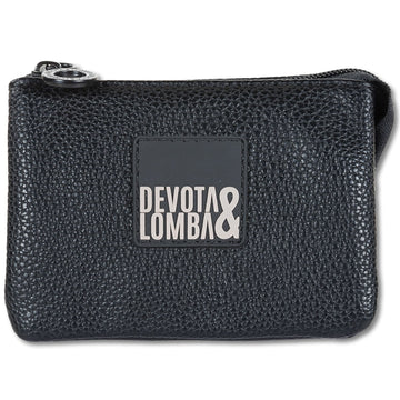 Monedero triple Devota & Lomba Negro - KimondoShop