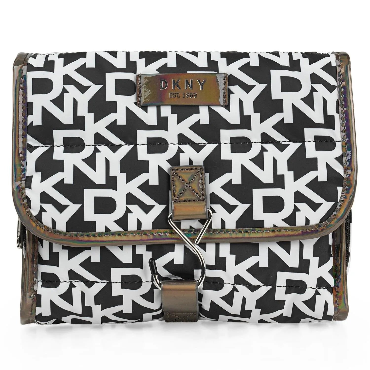 Neceser plegable con solapa 636 Signature Stripe DKNY - KimondoShop