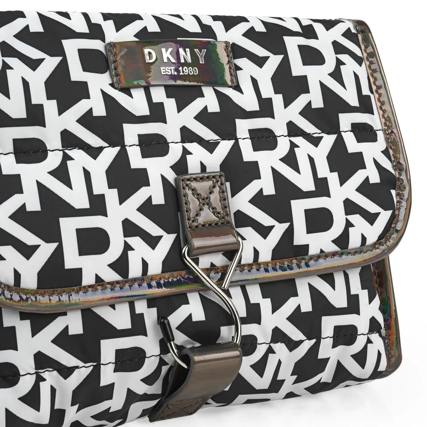 Neceser plegable con solapa 636 Signature Stripe DKNY - KimondoShop